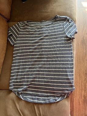 Striped Navy & White Short Sleeve Tee